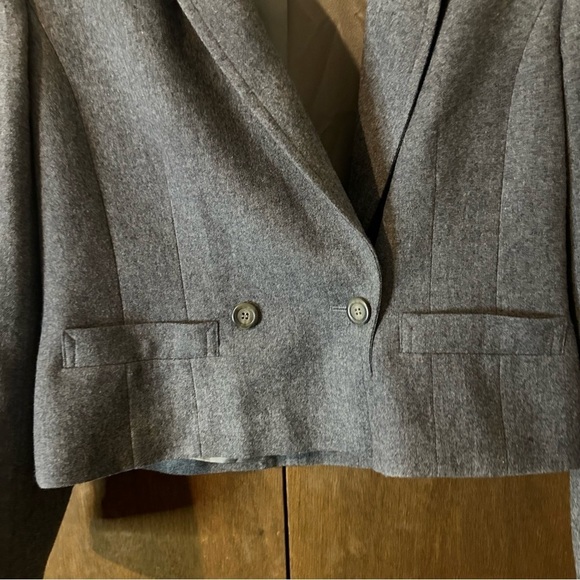 Vintage Pendleton Virgin Wool Gray Jacket Blazer Academia Nerd Core USA Sz S - Picture 5 of 10